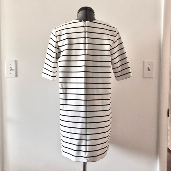 Cute Retro 60s Striped Mini Shift Dress - Picture 5 of 6
